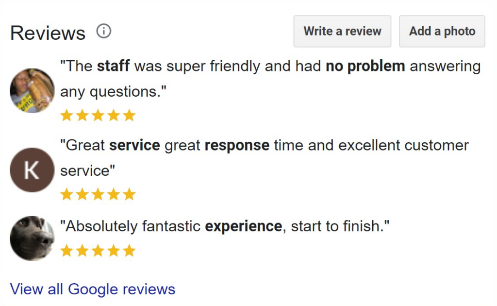 Google Reviews